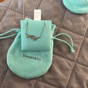 Tiffany and Co. sterling silver wish necklace